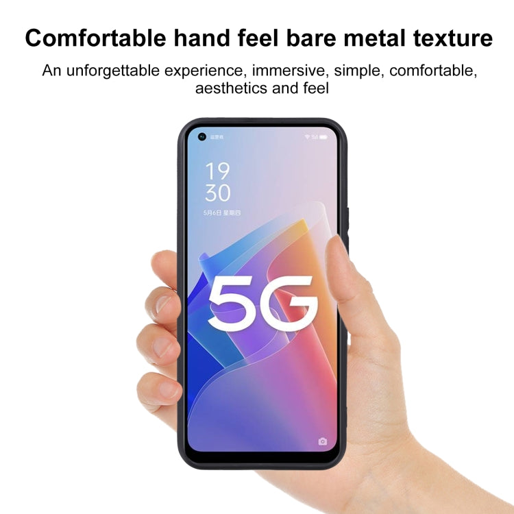 For OPPO A96 4G / A36 4G / A76 4G / K10 4G TPU Phone Case(Black)