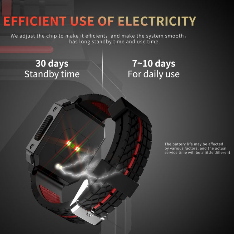 S09-C 1.69 inch Full Touch Screen Smart Watch, IP67 Waterproof Support Heart Rate & Blood Oxygen Monitoring / Multiple Sports Modes