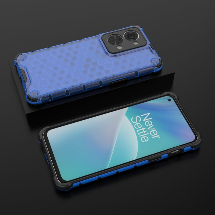 For OnePlus Nord 2T 5G Lanyard Honeycomb Phone Case