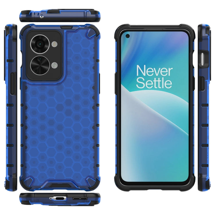 For OnePlus Nord 2T 5G Lanyard Honeycomb Phone Case