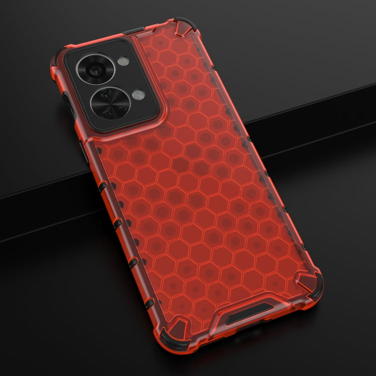 For OnePlus Nord 2T 5G Lanyard Honeycomb Phone Case
