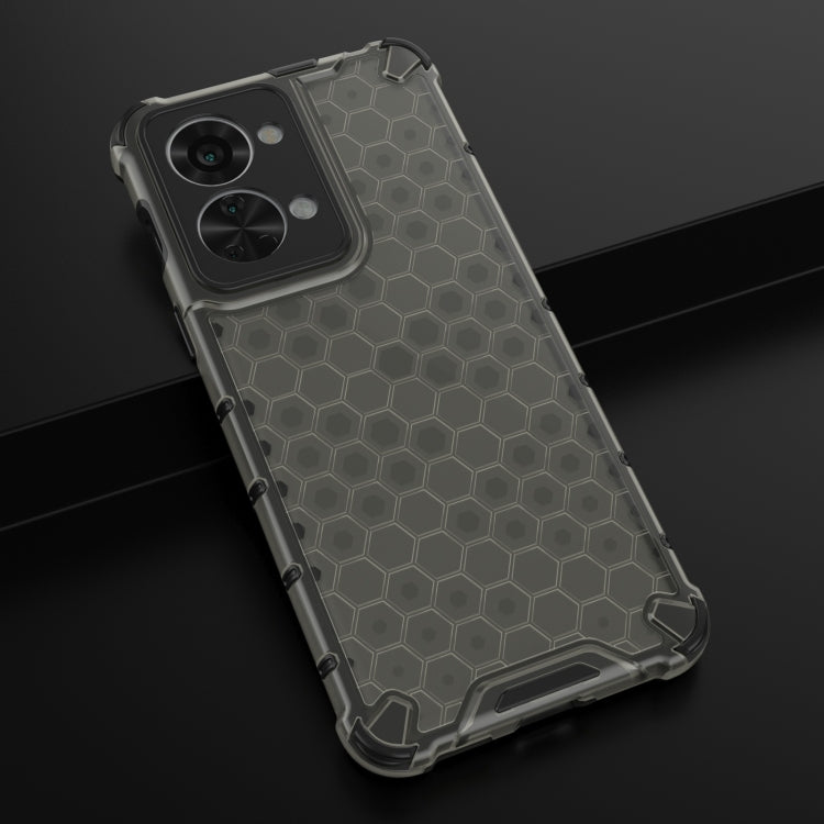 For OnePlus Nord 2T 5G Lanyard Honeycomb Phone Case