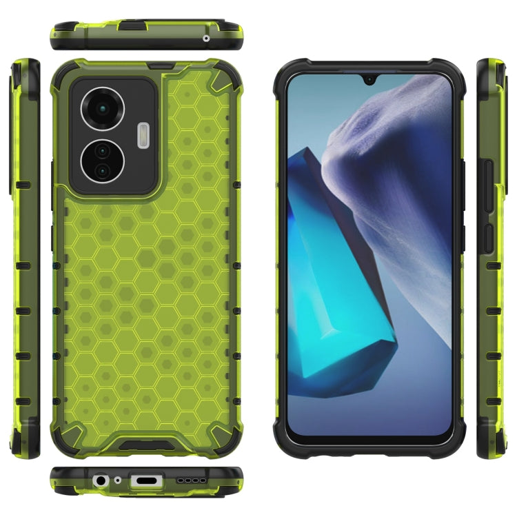 For vivo T1 44W Lanyard Honeycomb Phone Case