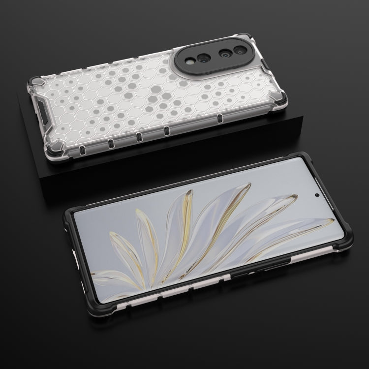For Honor 70 5G Lanyard Honeycomb Phone Case