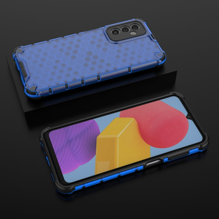 For Samsung Galaxy M13 Lanyard Honeycomb Phone Case