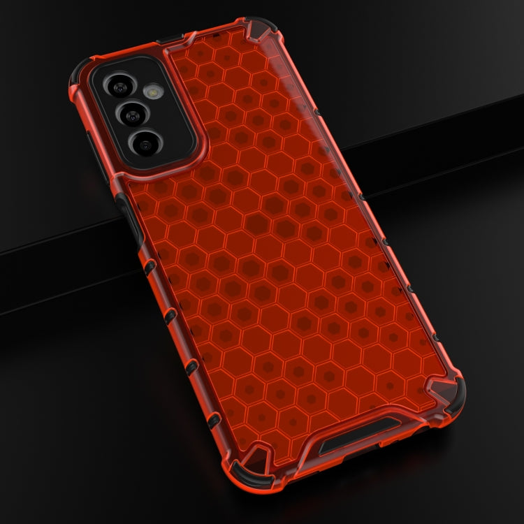 For Samsung Galaxy M13 Lanyard Honeycomb Phone Case