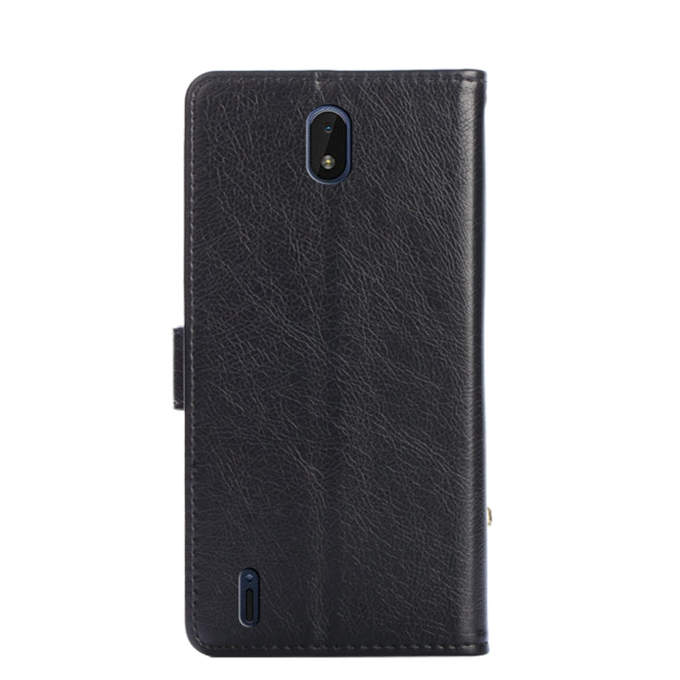 For Nokia C01 Plus/C1 2nd Edition Zipper Bag PU + TPU Horizontal Flip Leather Phone Case