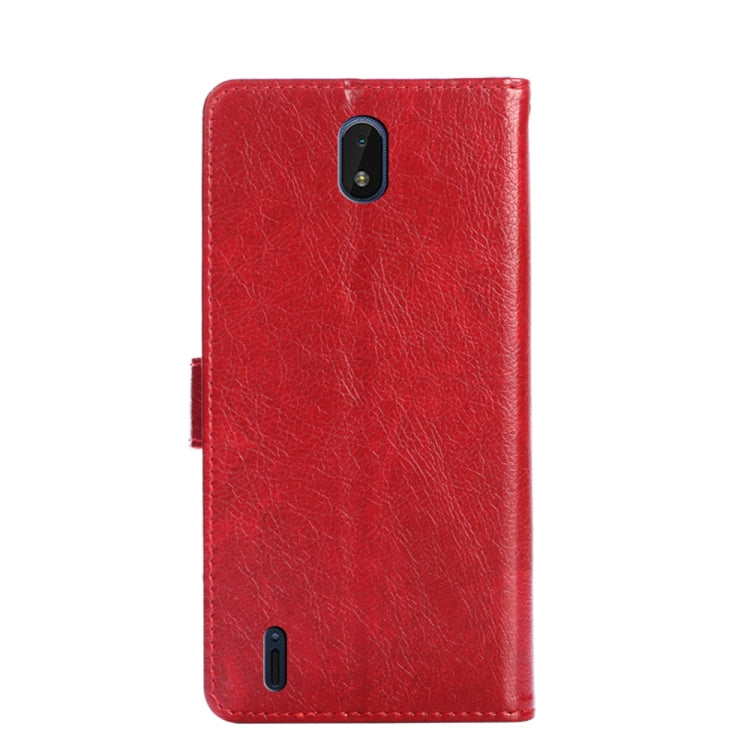 For Nokia C01 Plus/C1 2nd Edition Zipper Bag PU + TPU Horizontal Flip Leather Phone Case