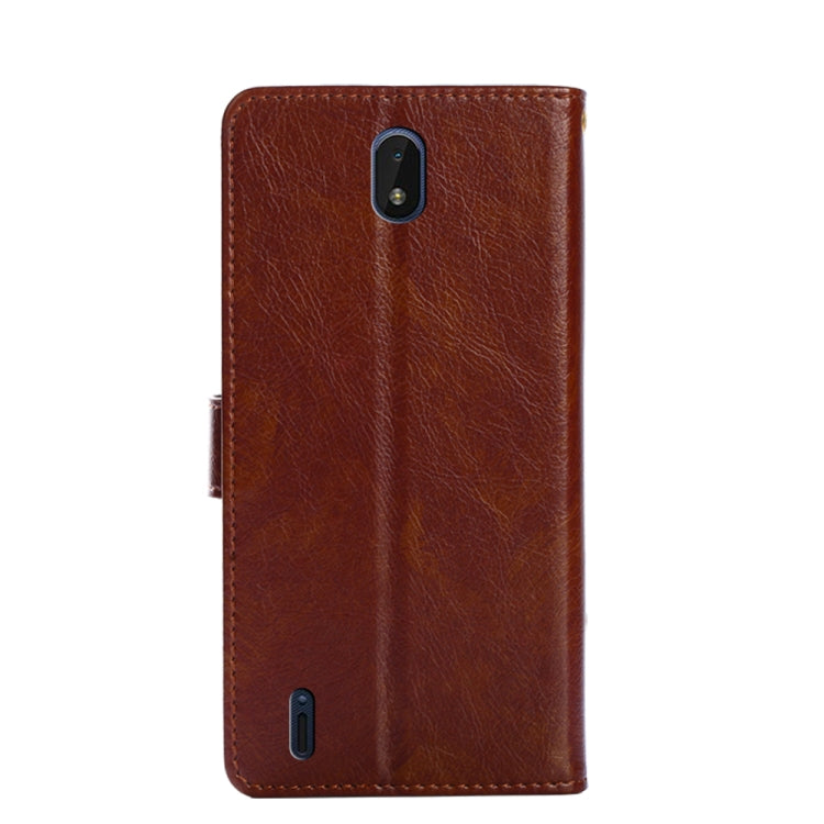 For Nokia C01 Plus/C1 2nd Edition Zipper Bag PU + TPU Horizontal Flip Leather Phone Case