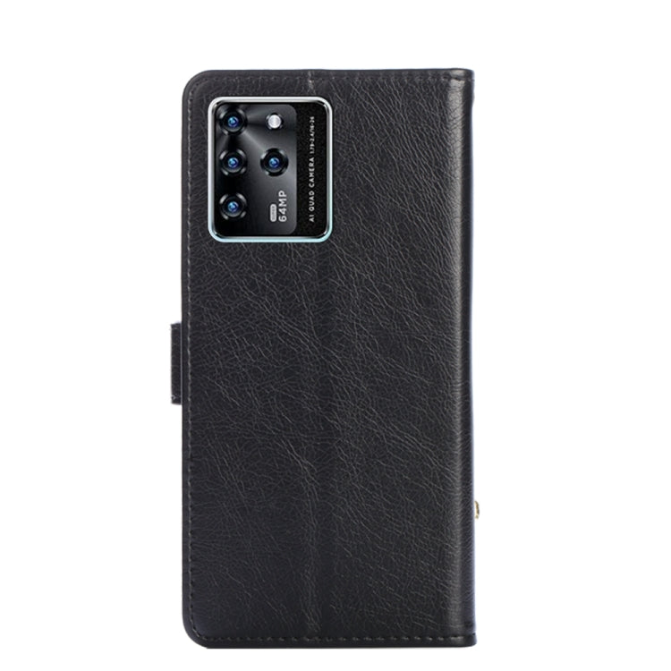 For ZTE Blade V30 Zipper Bag PU + TPU Horizontal Flip Leather Phone Case