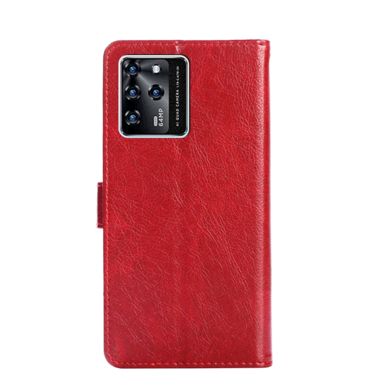 For ZTE Blade V30 Zipper Bag PU + TPU Horizontal Flip Leather Phone Case