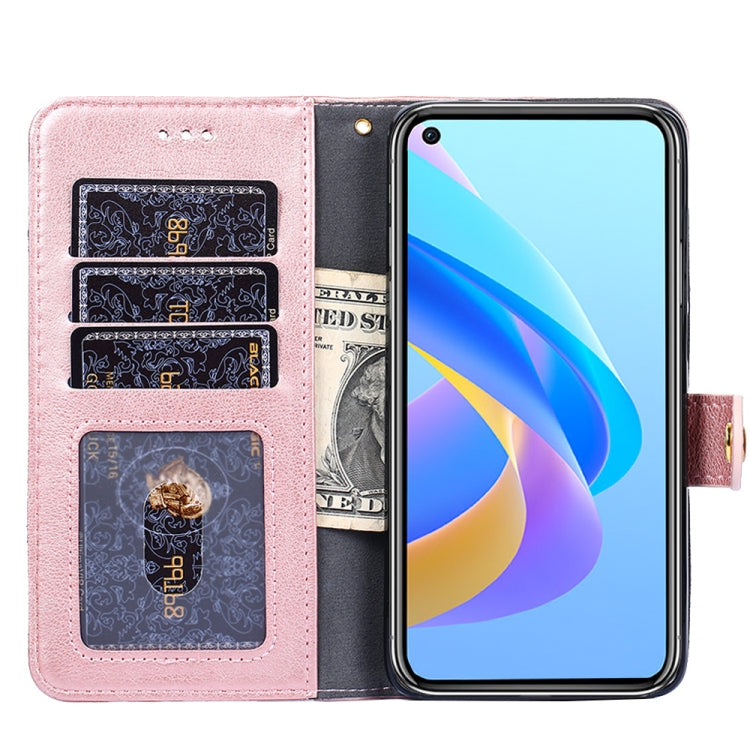 For ZTE Blade V30 Zipper Bag PU + TPU Horizontal Flip Leather Phone Case