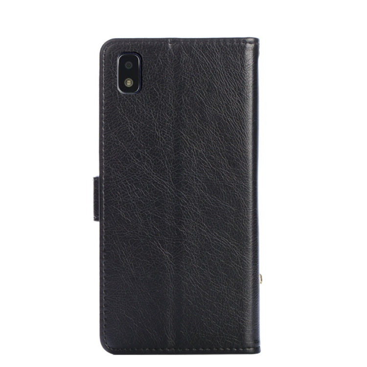 For ZTE Blade L210 Zipper Bag PU + TPU Horizontal Flip Leather Phone Case