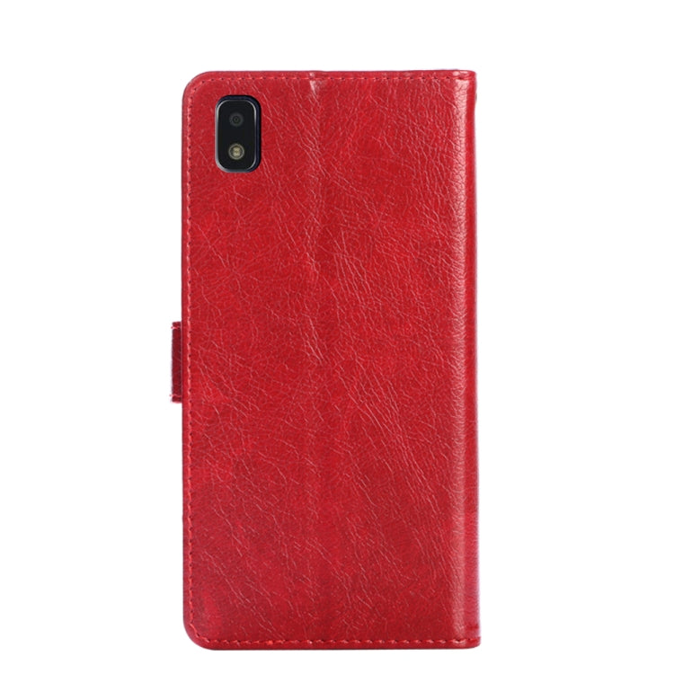 For ZTE Blade L210 Zipper Bag PU + TPU Horizontal Flip Leather Phone Case