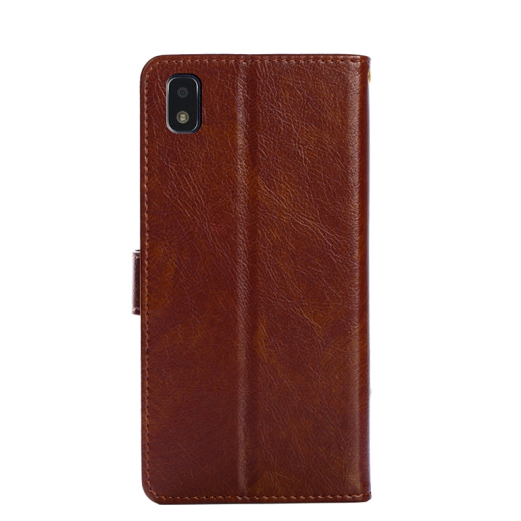 For ZTE Blade L210 Zipper Bag PU + TPU Horizontal Flip Leather Phone Case