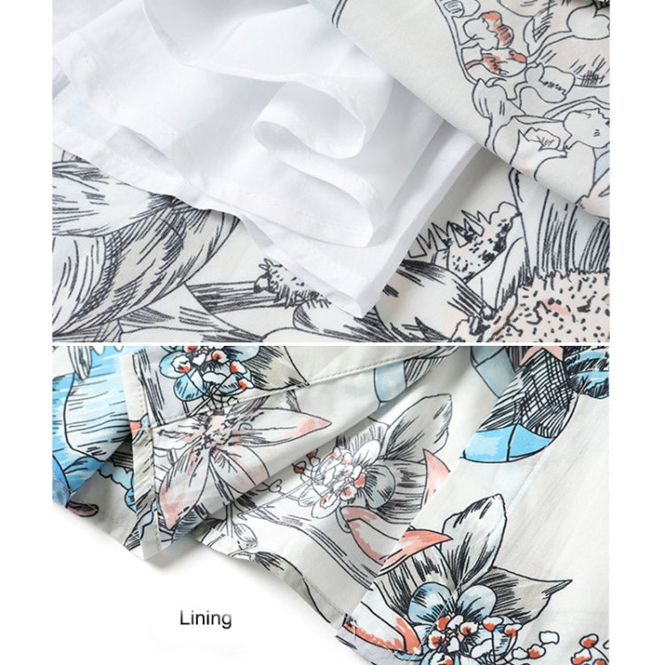 Heavy Embroidered Vintage Print Dress, Size: