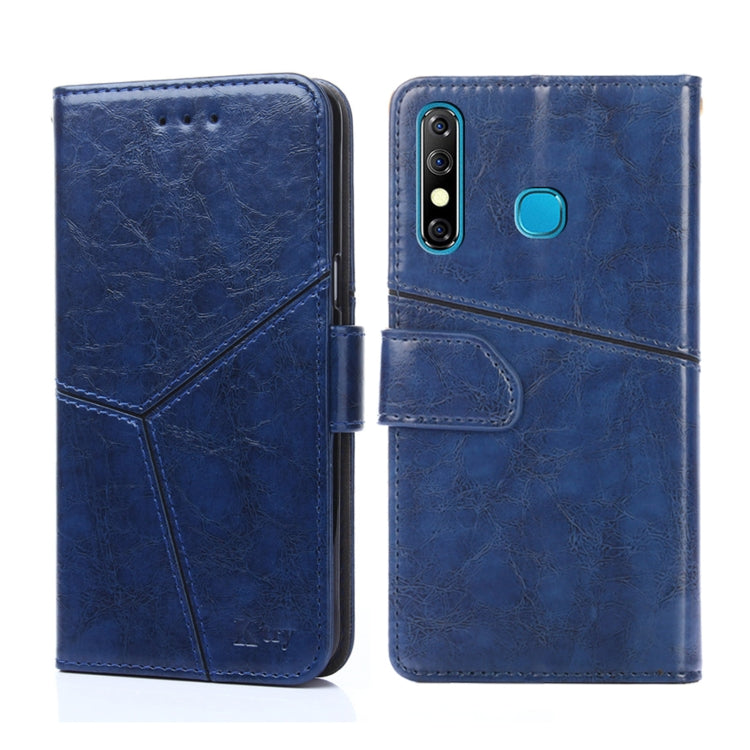 For Infinix Hot 8 / Hot 8 Lite Geometric Stitching Horizontal Flip Leather Phone Case