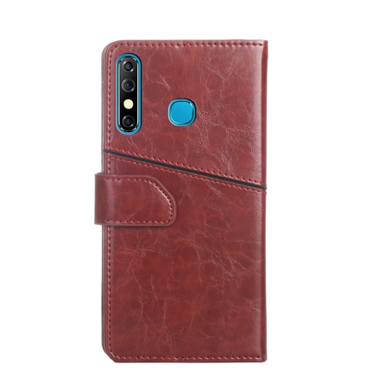 For Infinix Hot 8 / Hot 8 Lite Geometric Stitching Horizontal Flip Leather Phone Case