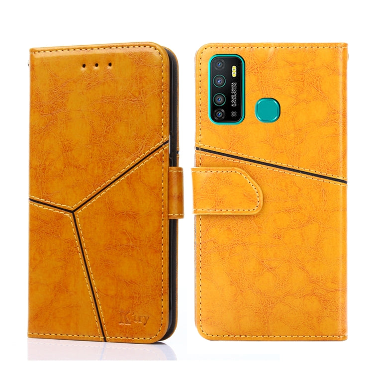 For Infinix Hot 9 / Note 7 Lite X655C Geometric Stitching Horizontal Flip Leather Phone Case