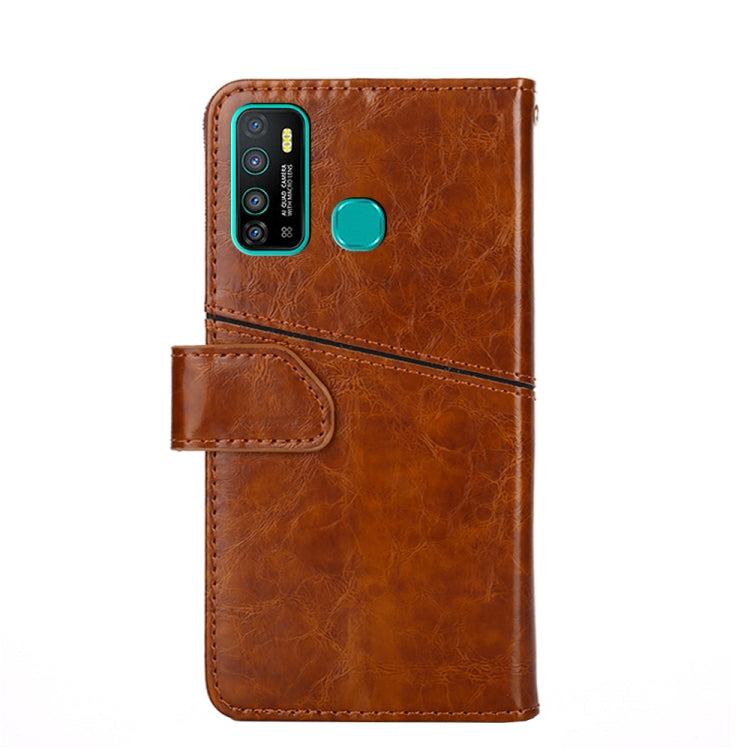 For Infinix Hot 9 / Note 7 Lite X655C Geometric Stitching Horizontal Flip Leather Phone Case