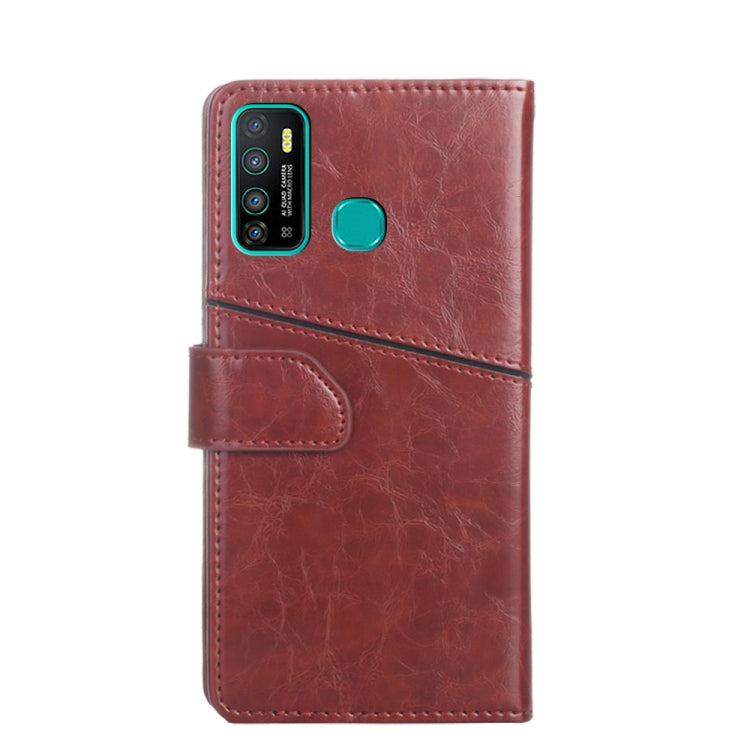 For Infinix Hot 9 / Note 7 Lite X655C Geometric Stitching Horizontal Flip Leather Phone Case