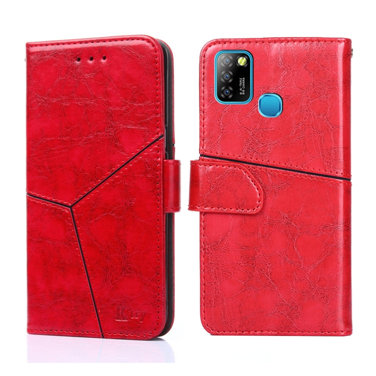 For Infinix Hot 10 Lite / Smart 5 X657 Geometric Stitching Horizontal Flip Leather Phone Case