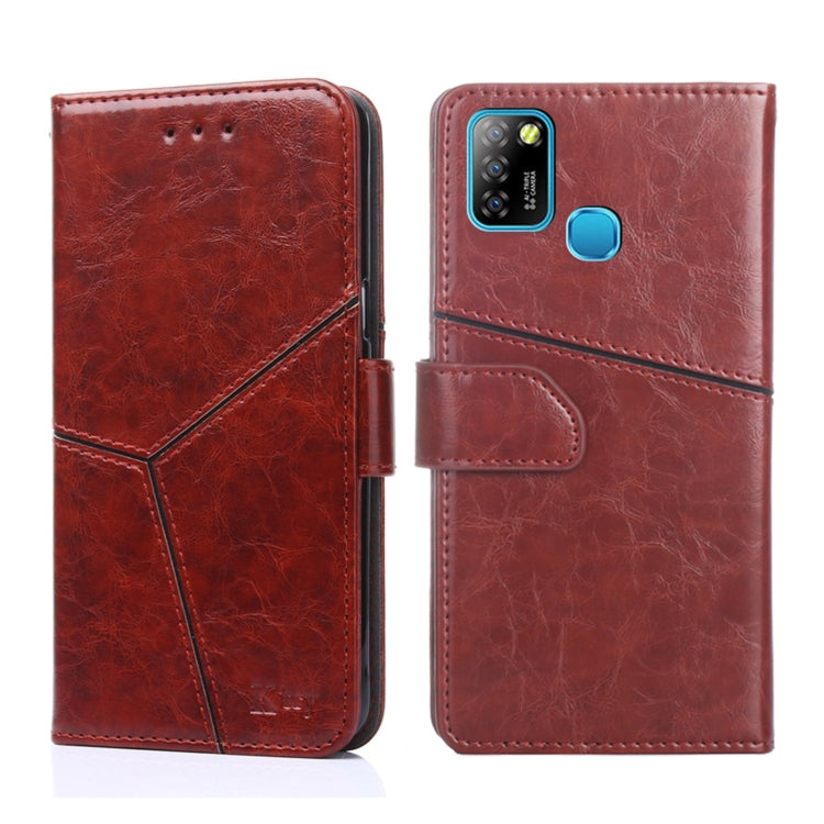 For Infinix Hot 10 Lite / Smart 5 X657 Geometric Stitching Horizontal Flip Leather Phone Case