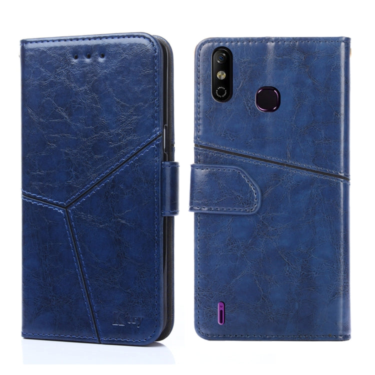 For Infinix Smart 4 X653 Geometric Stitching Horizontal Flip Leather Phone Case