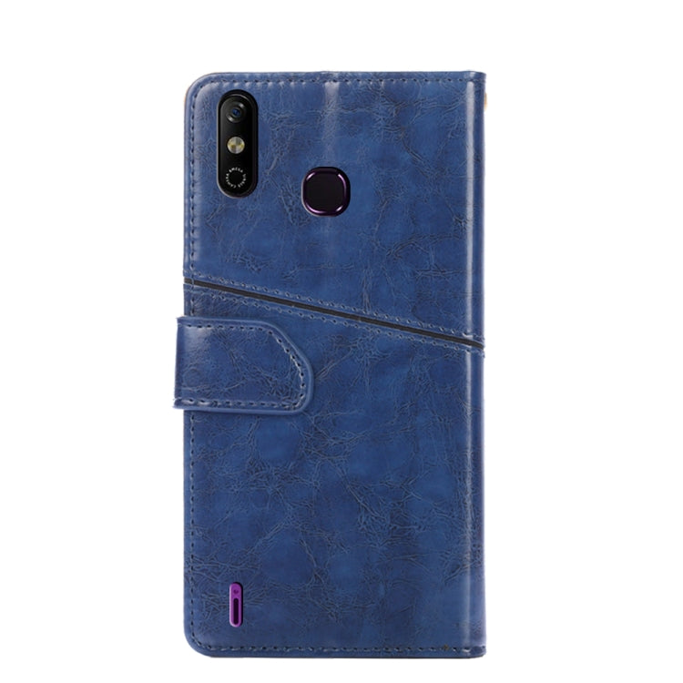 For Infinix Smart 4 X653 Geometric Stitching Horizontal Flip Leather Phone Case