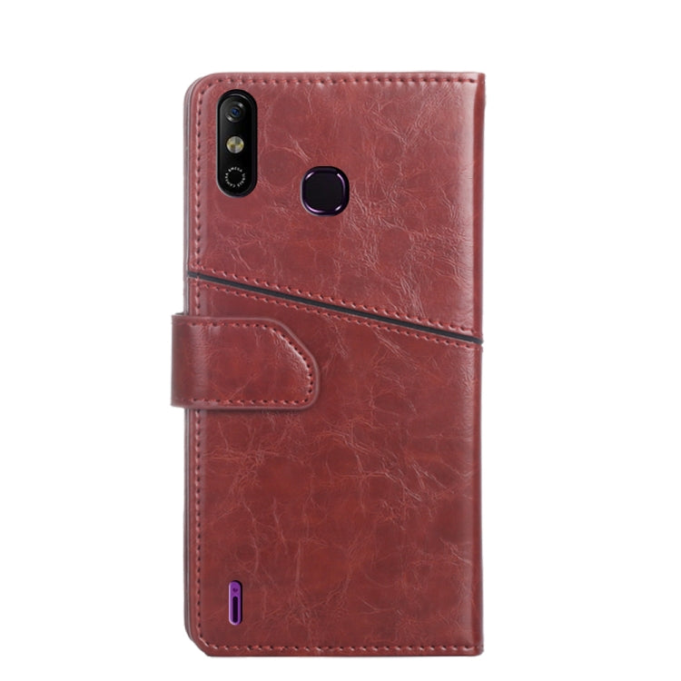 For Infinix Smart 4 X653 Geometric Stitching Horizontal Flip Leather Phone Case