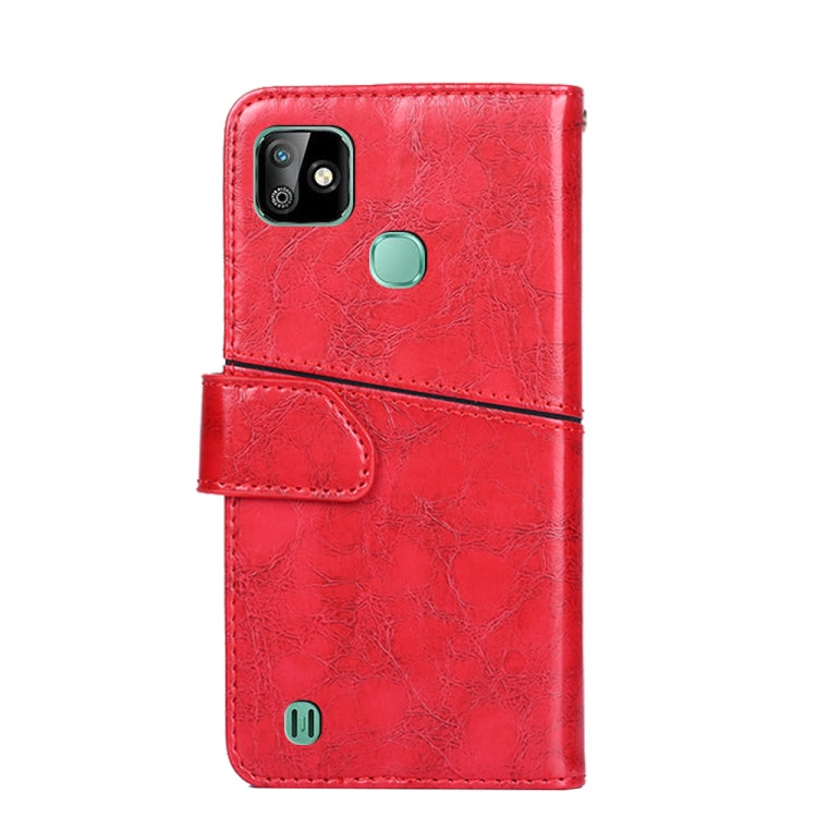 For Infinix Smart HD 2021 X612 Geometric Stitching Horizontal Flip Leather Phone Case