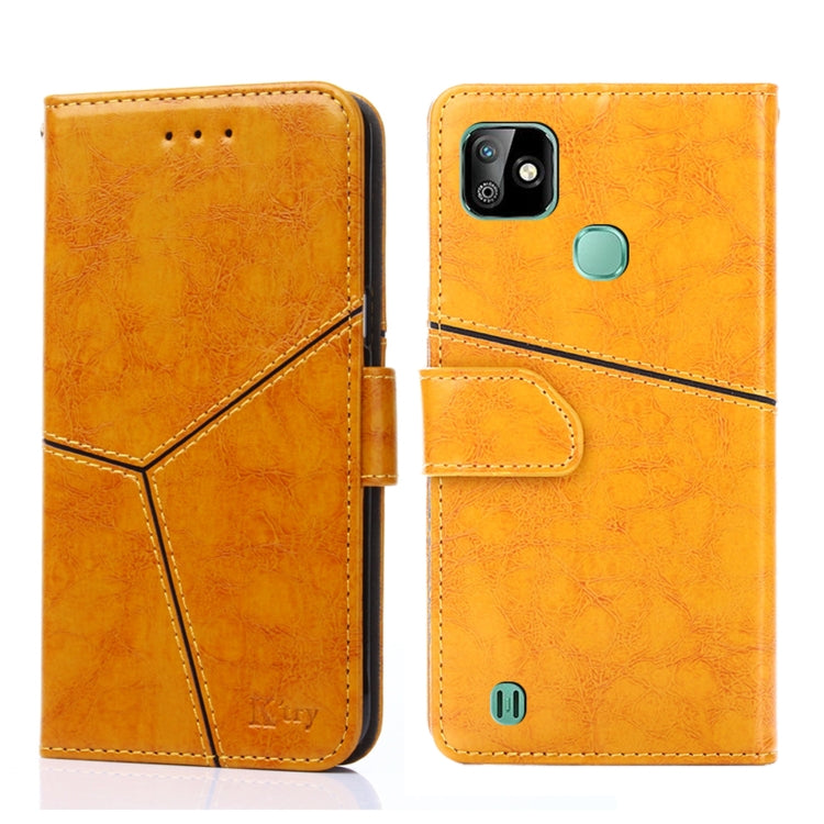 For Infinix Smart HD 2021 X612 Geometric Stitching Horizontal Flip Leather Phone Case