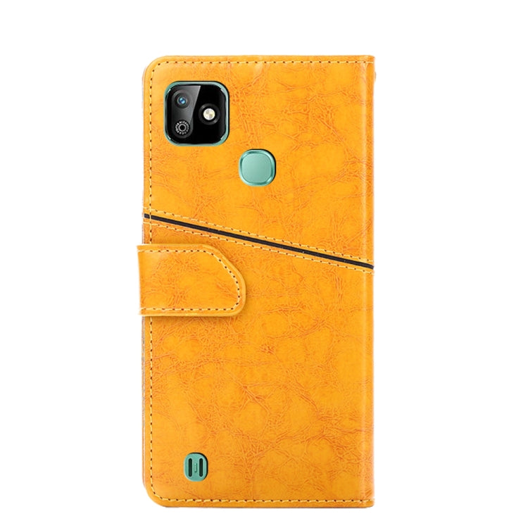 For Infinix Smart HD 2021 X612 Geometric Stitching Horizontal Flip Leather Phone Case