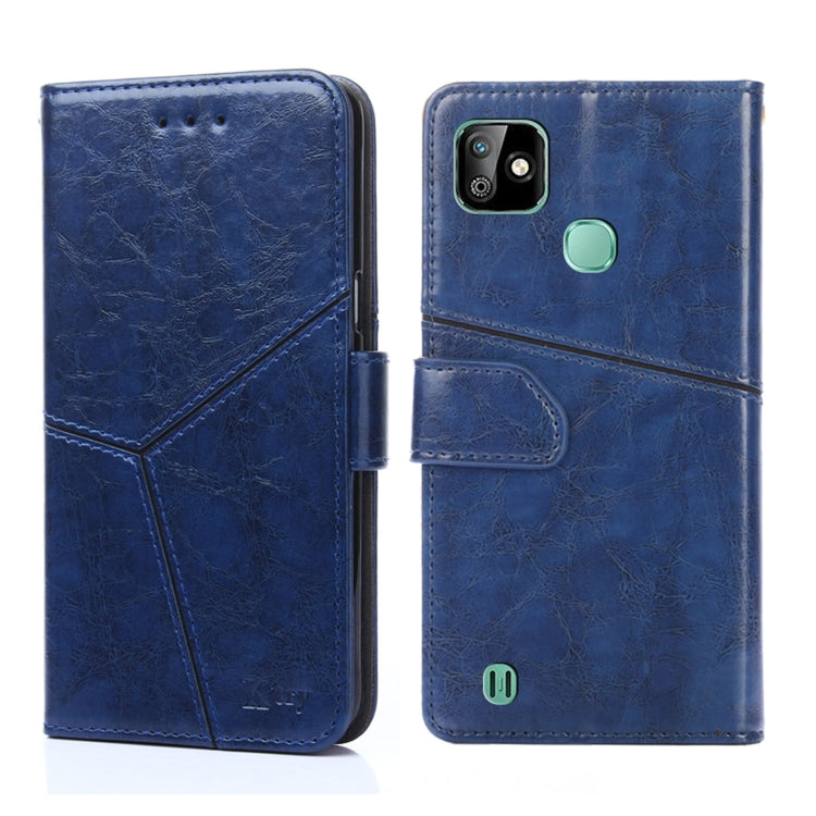 For Infinix Smart HD 2021 X612 Geometric Stitching Horizontal Flip Leather Phone Case