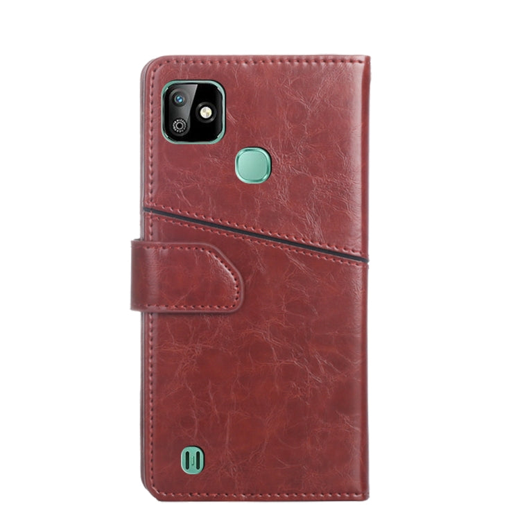 For Infinix Smart HD 2021 X612 Geometric Stitching Horizontal Flip Leather Phone Case