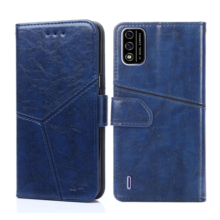 For Itel A48 Geometric Stitching Horizontal Flip Leather Phone Case