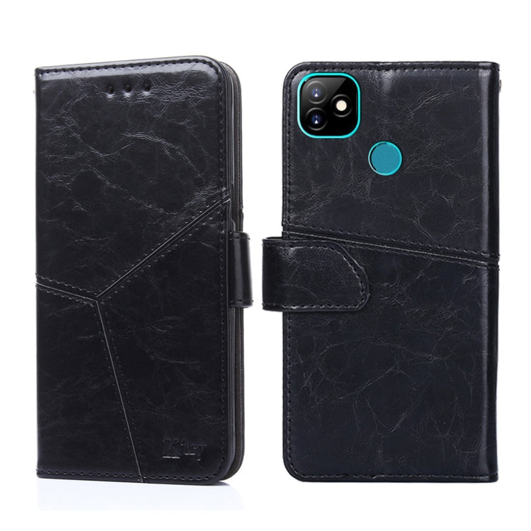 For IItel Vision 1 Geometric Stitching Horizontal Flip Leather Phone Case
