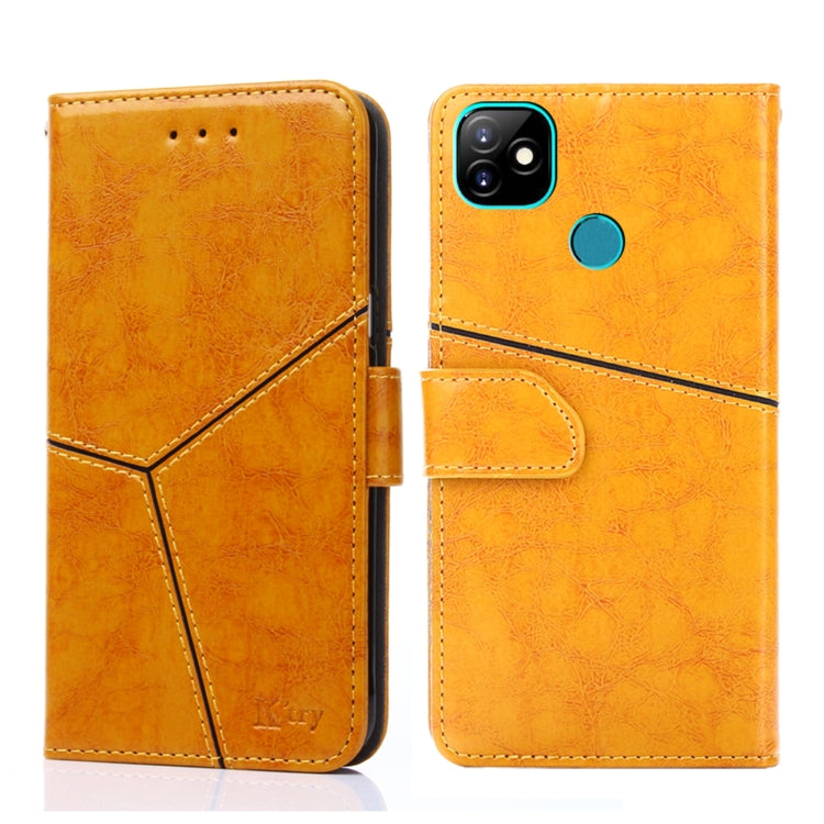 For IItel Vision 1 Geometric Stitching Horizontal Flip Leather Phone Case