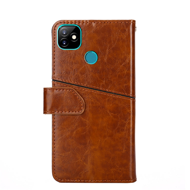 For IItel Vision 1 Geometric Stitching Horizontal Flip Leather Phone Case