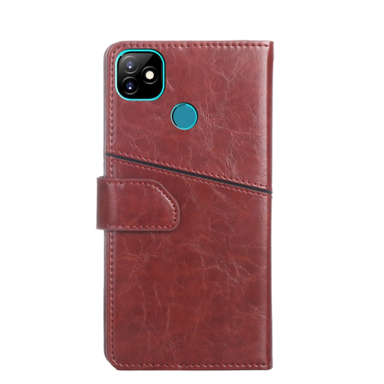 For IItel Vision 1 Geometric Stitching Horizontal Flip Leather Phone Case