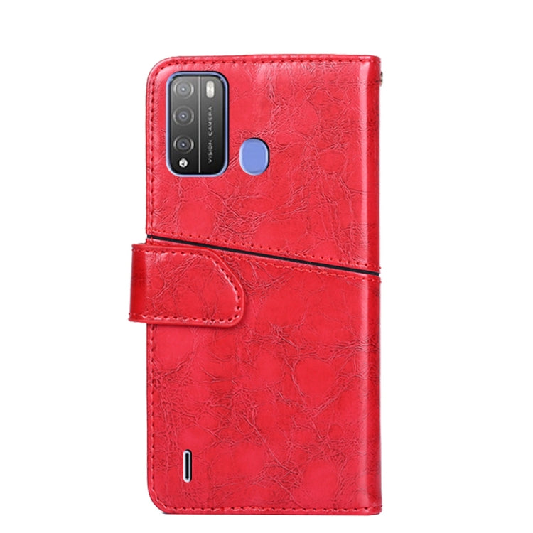 For Itel Vision 1 Pro Geometric Stitching Horizontal Flip Leather Phone Case