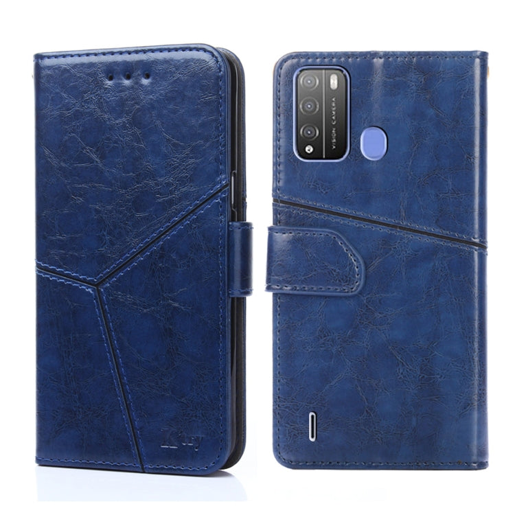 For Itel Vision 1 Pro Geometric Stitching Horizontal Flip Leather Phone Case