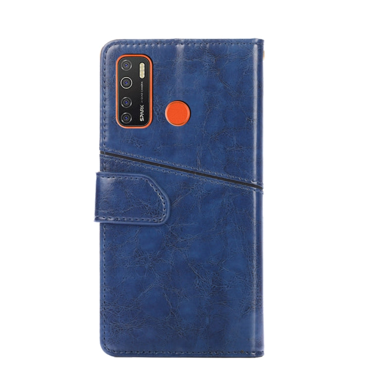 For Tecno Camon 15 CD7/ Camon 15 Air Geometric Stitching Horizontal Flip Leather Phone Case