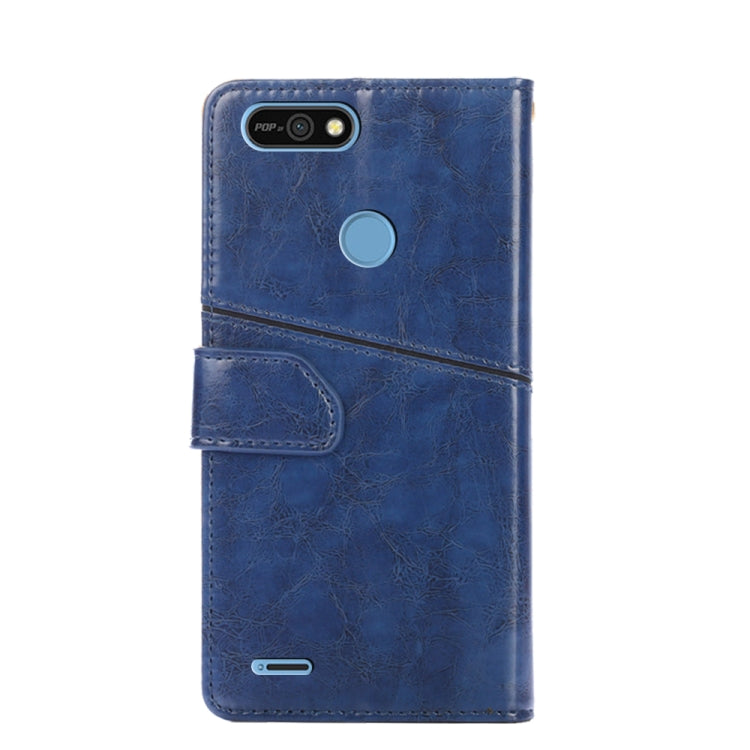 For Tecno POP 2 / POP 2F / POP 2 Pro Geometric Stitching Horizontal Flip Leather Phone Case