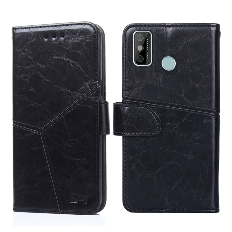 For Tecno Spark 6 GO Geometric Stitching Horizontal Flip Leather Phone Case