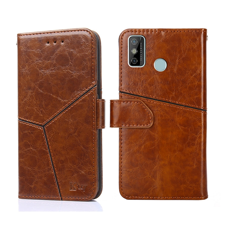 For Tecno Spark 6 GO Geometric Stitching Horizontal Flip Leather Phone Case