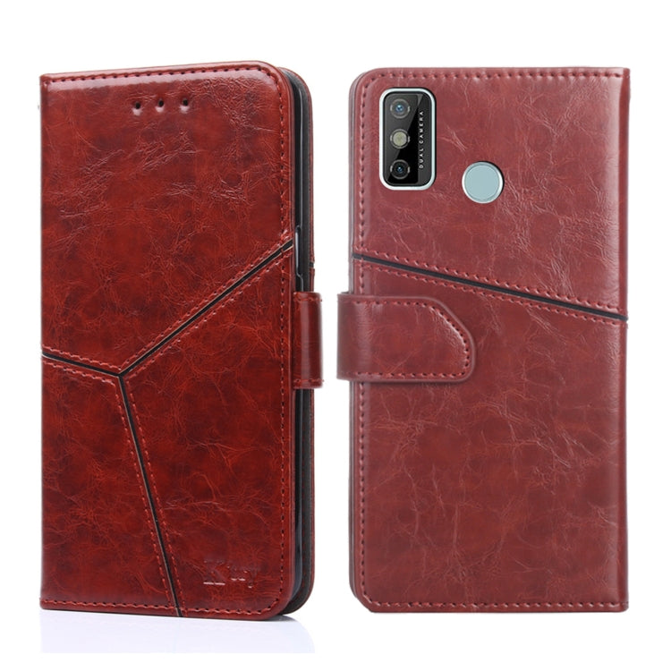 For Tecno Spark 6 GO Geometric Stitching Horizontal Flip Leather Phone Case