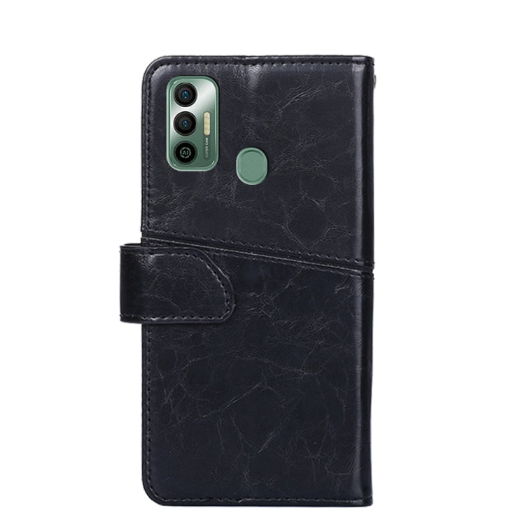 For Tecno Spark 7 Geometric Stitching Horizontal Flip Leather Phone Case