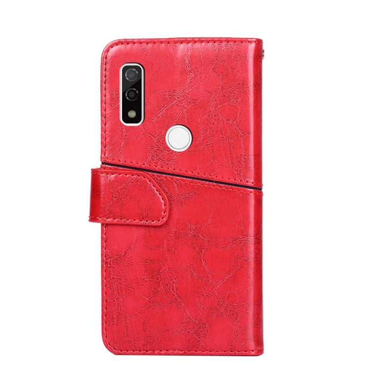 For Fujitsu Arrows WE F-51B Geometric Stitching Horizontal Flip Leather Phone Case