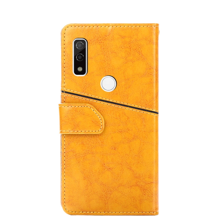 For Fujitsu Arrows WE F-51B Geometric Stitching Horizontal Flip Leather Phone Case